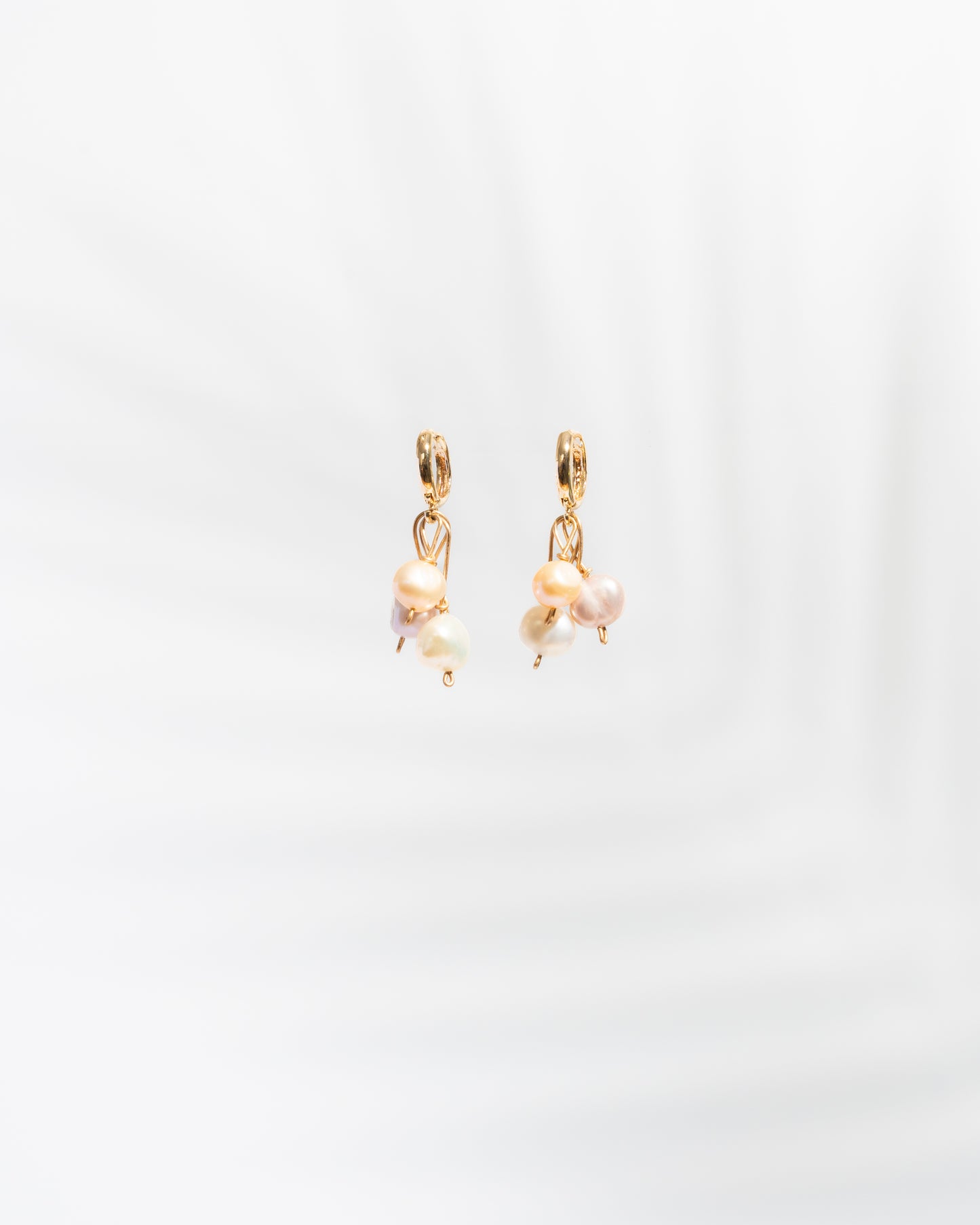 Sophie Huggie Earrings | elegant pearl earrings that represent the power of friendship