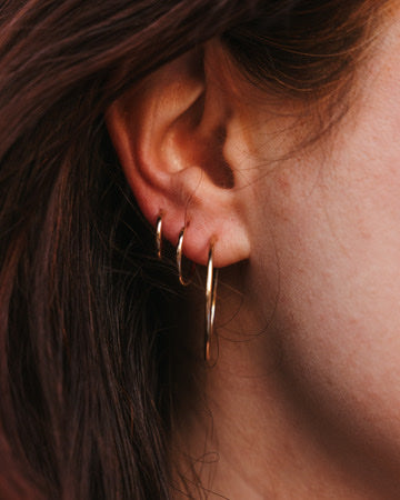 Sterling Silver Endless Hoops