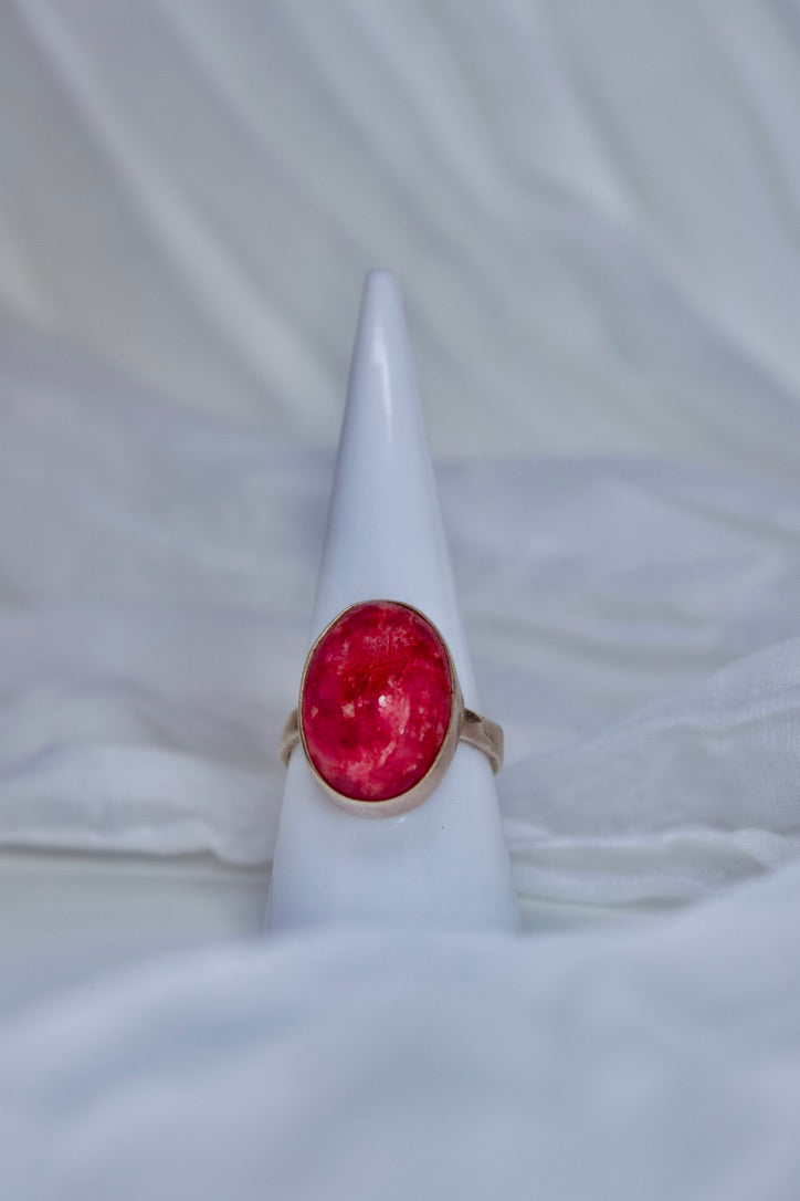 Ruby ring, size 8 | enhance vitality and enter an era of safety