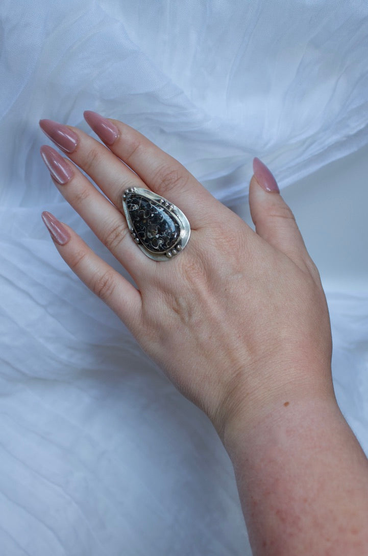 Turtella Jasper ring, size 8 | survive your hardest days with this stone of strength and protection