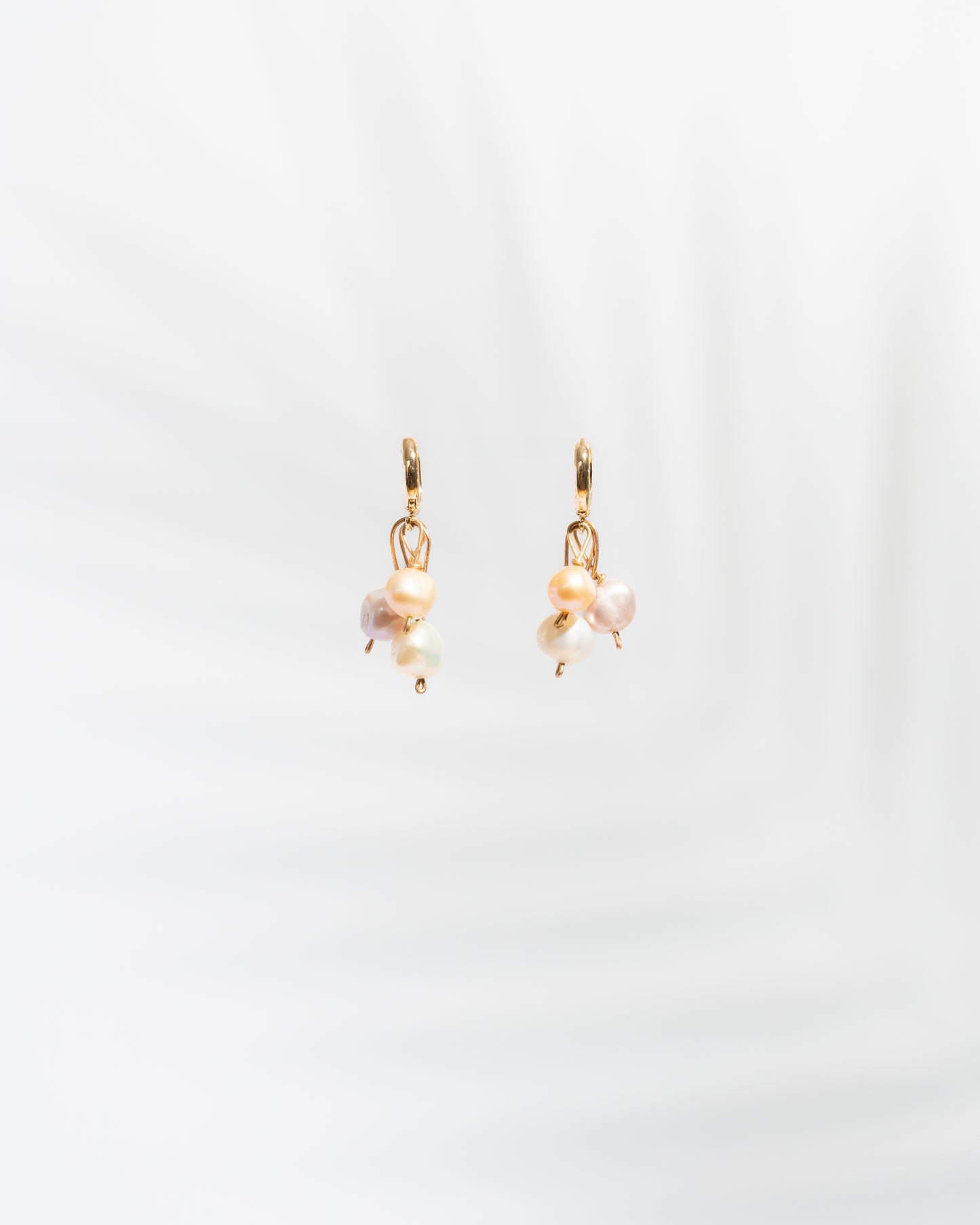 Sophie Huggie Earrings | elegant pearl earrings that represent the power of friendship