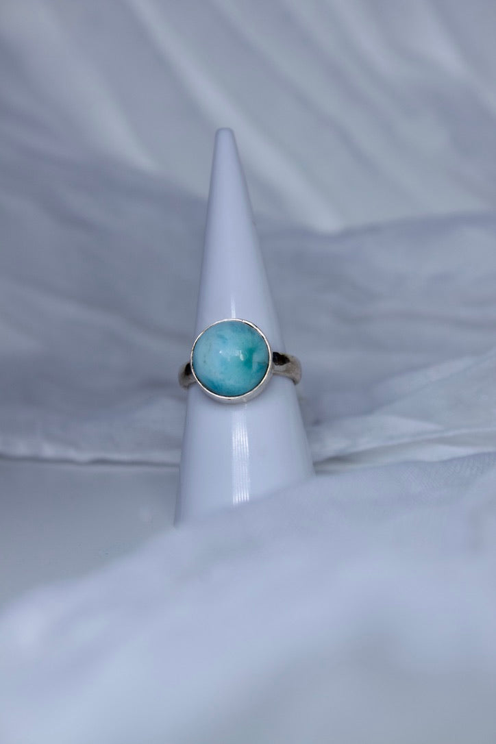 Larimar ring, size 6.5 | For Serenity and Emotional Balance