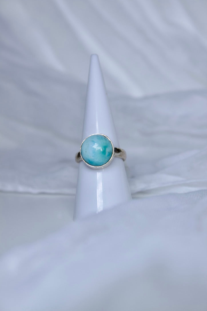 Larimar ring, size 6.5 | For Serenity and Emotional Balance