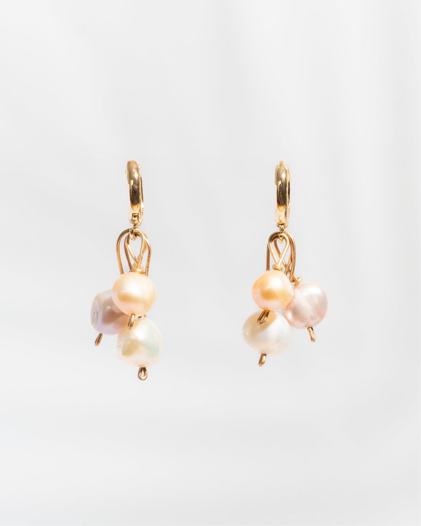 Sophie Huggie Earrings | elegant pearl earrings that represent the power of friendship
