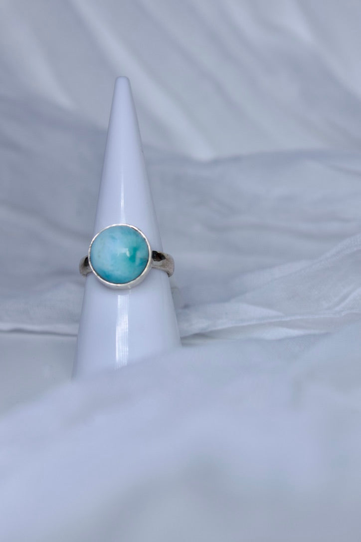 Larimar ring, size 6.5 | For Serenity and Emotional Balance
