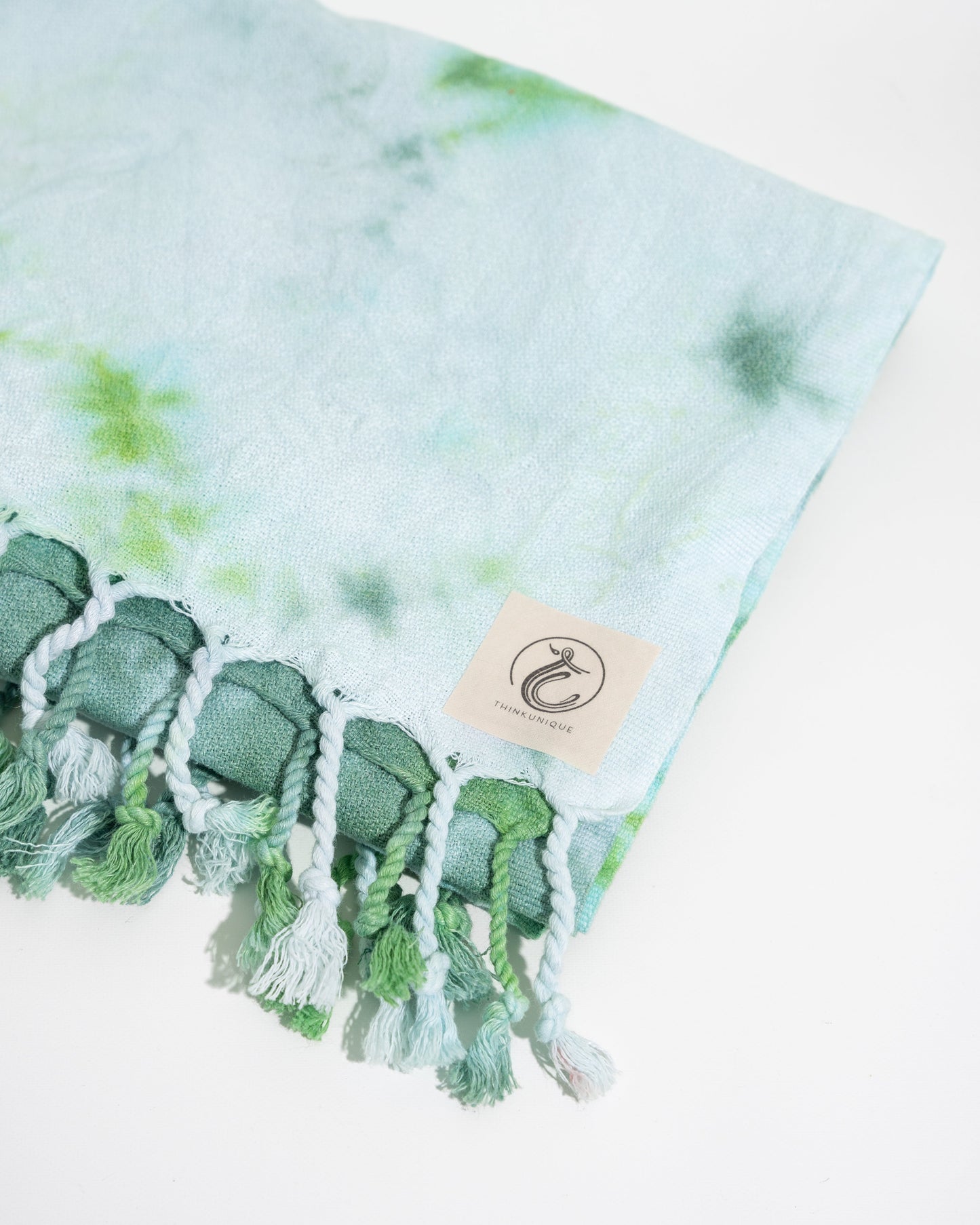 The Yoga Blanket | Emerald- Organic turkish cotton towel, beach blanket, hand dyed sandless blanket (formerly the Versitowel)