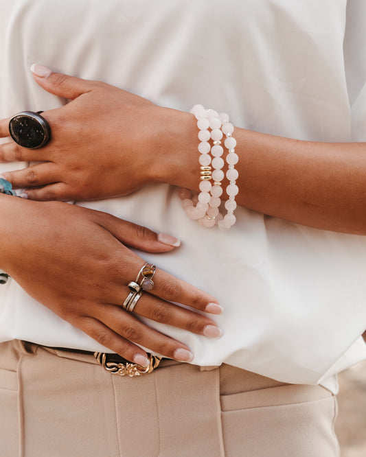 Heart Opener Mala bracelet gift set | for love, friendship, and romance
