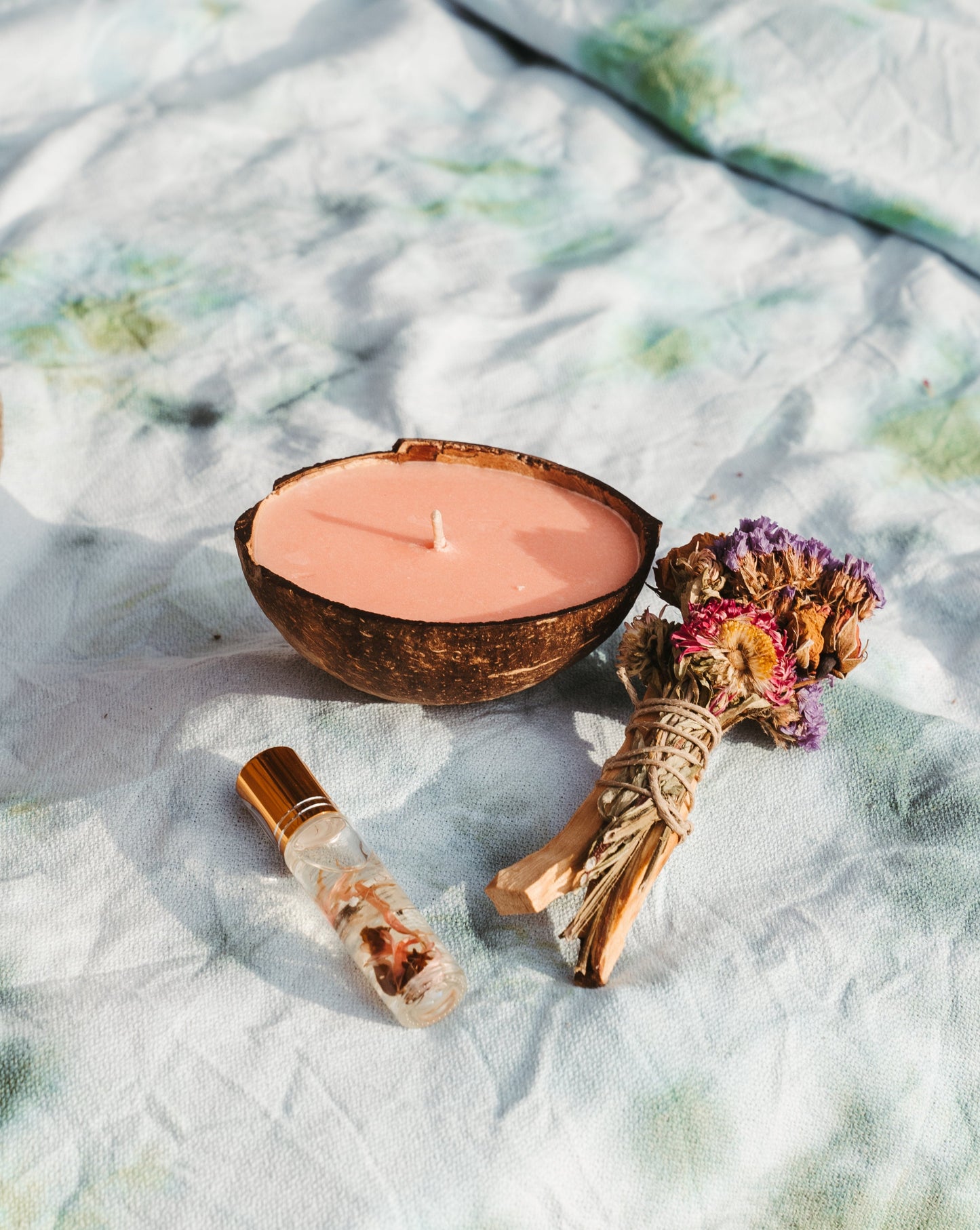 Imagine fragrance potion | creativity, lucid dream, and imagination attracting oil roller with dried florals , crystals, and essential oils