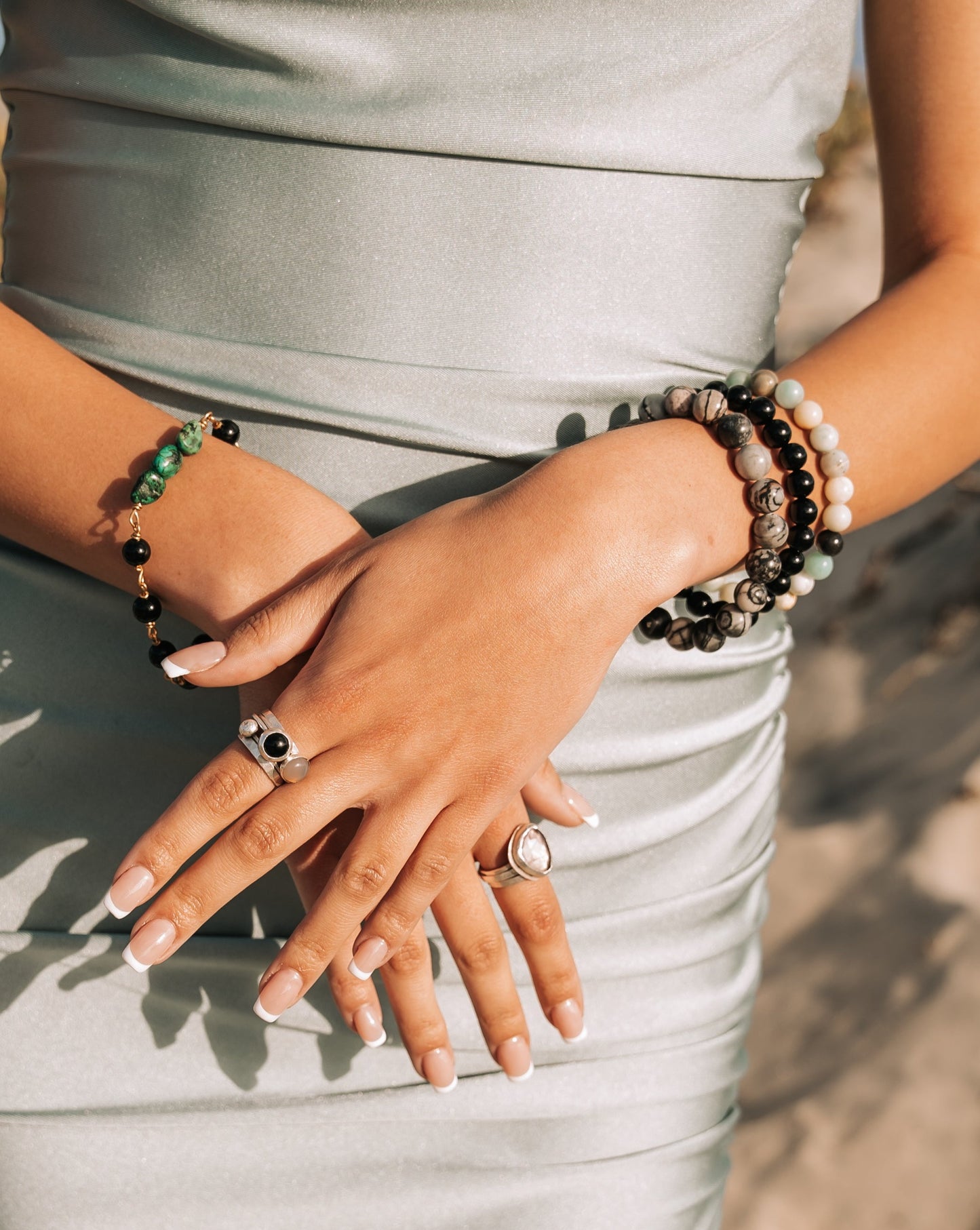 Achievement Mala Bracelet with Amazonite