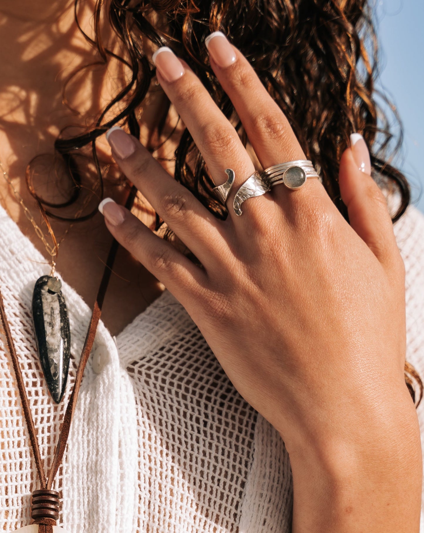 Mini Visionary Ring: Labradorite Ring for Manifestation and Higher Consciousness