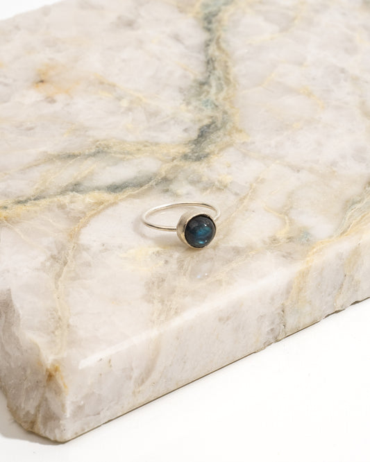 Mini Visionary Ring: Labradorite Ring for Manifestation and Higher Consciousness