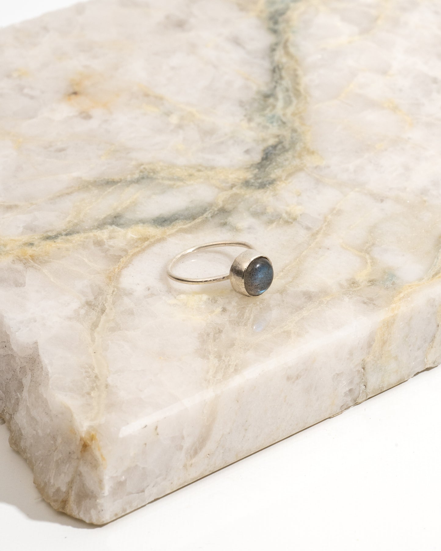 Mini Visionary Ring: Labradorite Ring for Manifestation and Higher Consciousness