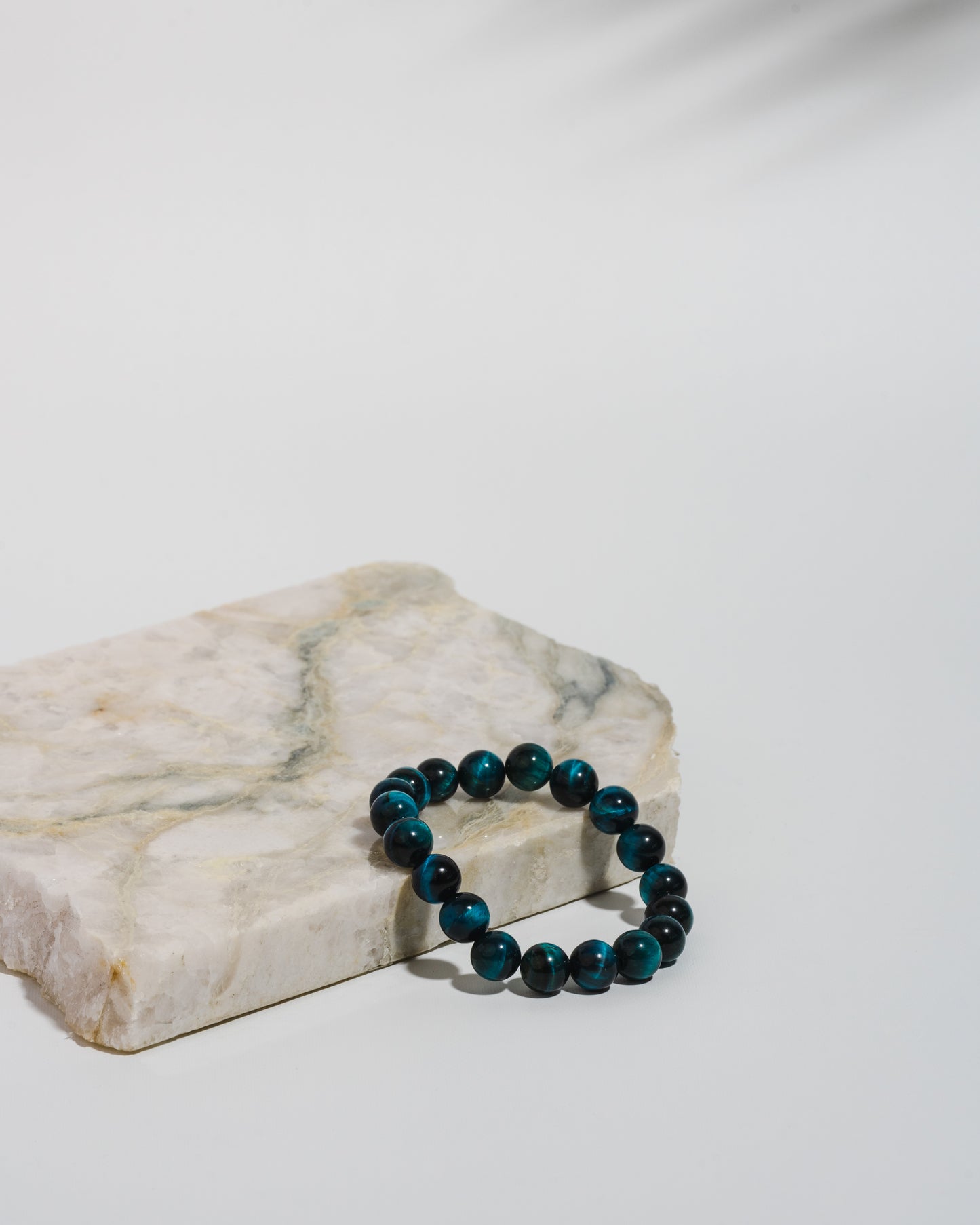 Rare Blue Tiger's Eye Mala bracelet