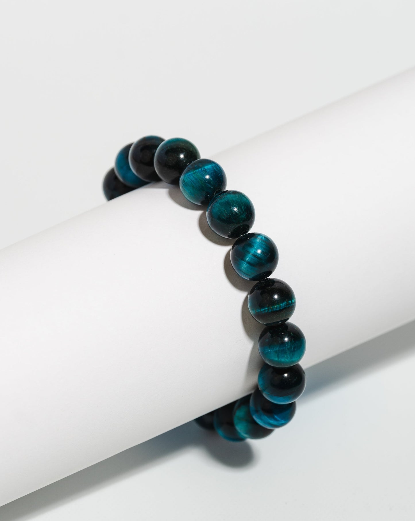 Rare Blue Tiger's Eye Mala bracelet | repel negative energy and attract confidence