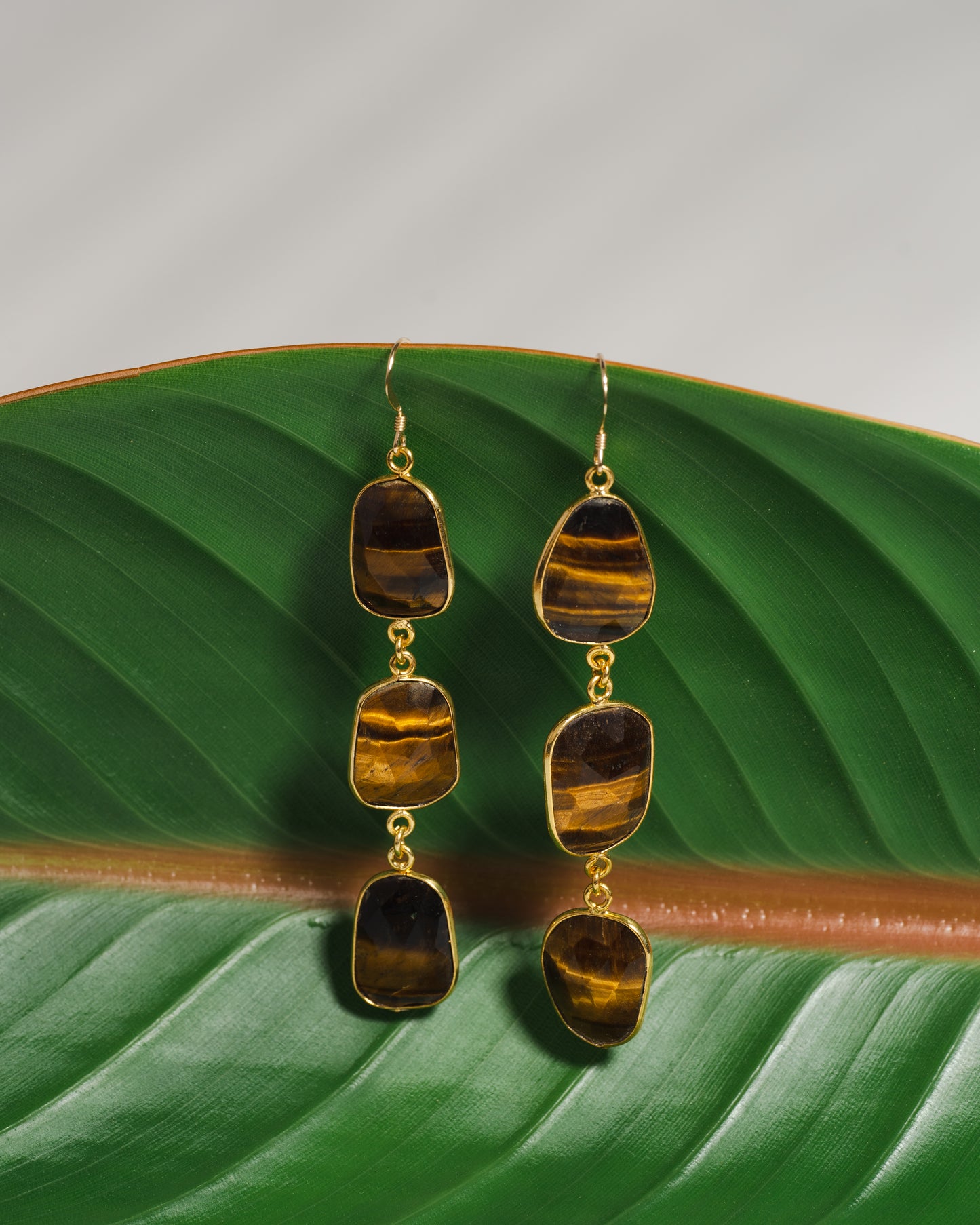 Tiger's Eye Confidence Earring
