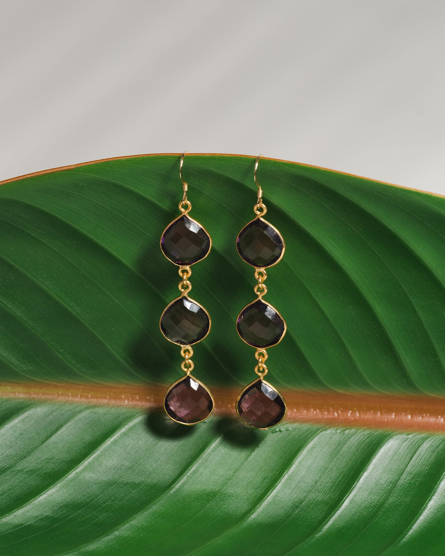 Emotional Healing Amethyst Earring