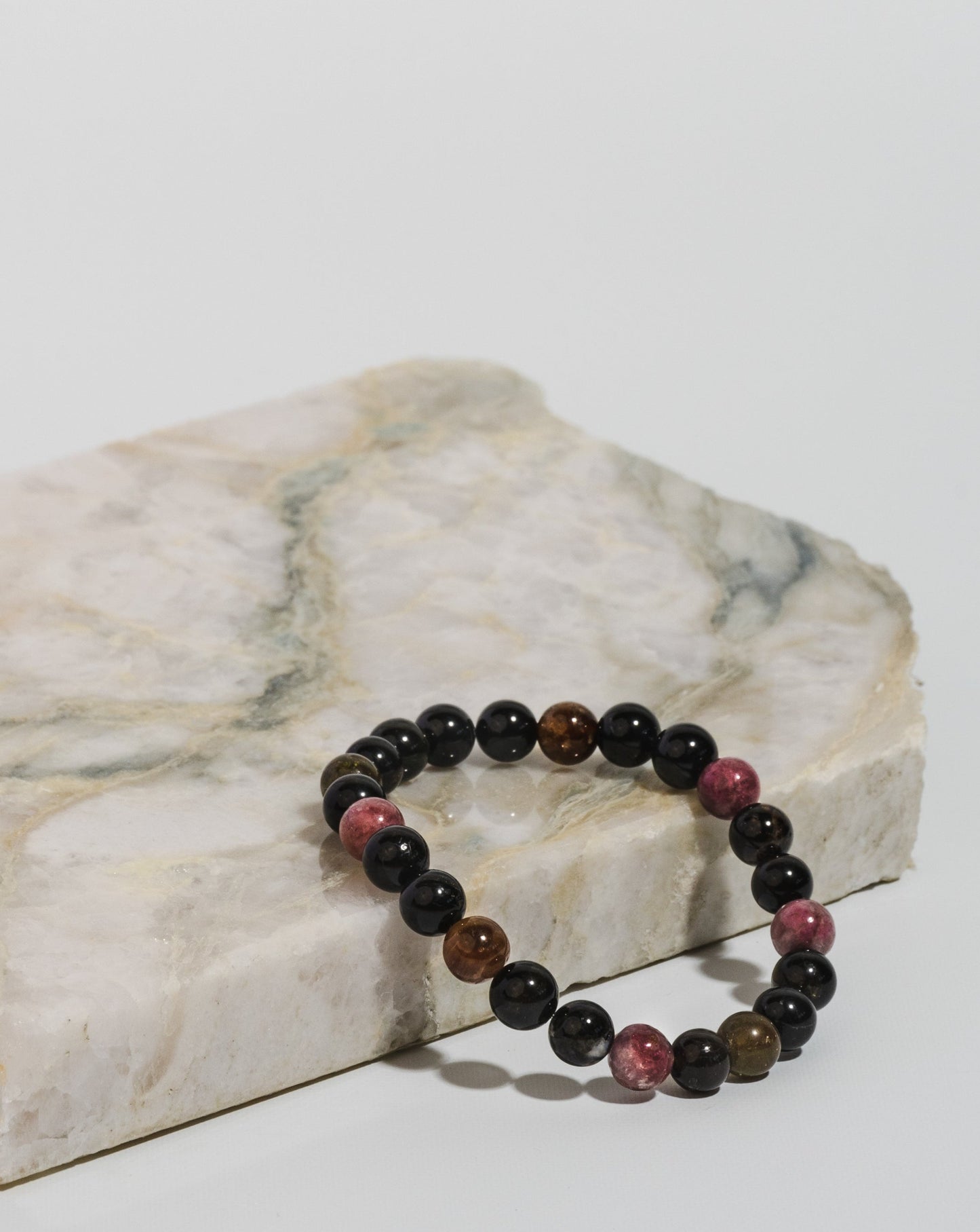 Watermelon Tourmaline Mala Bracelet | Deeper consciousness and a creative boost