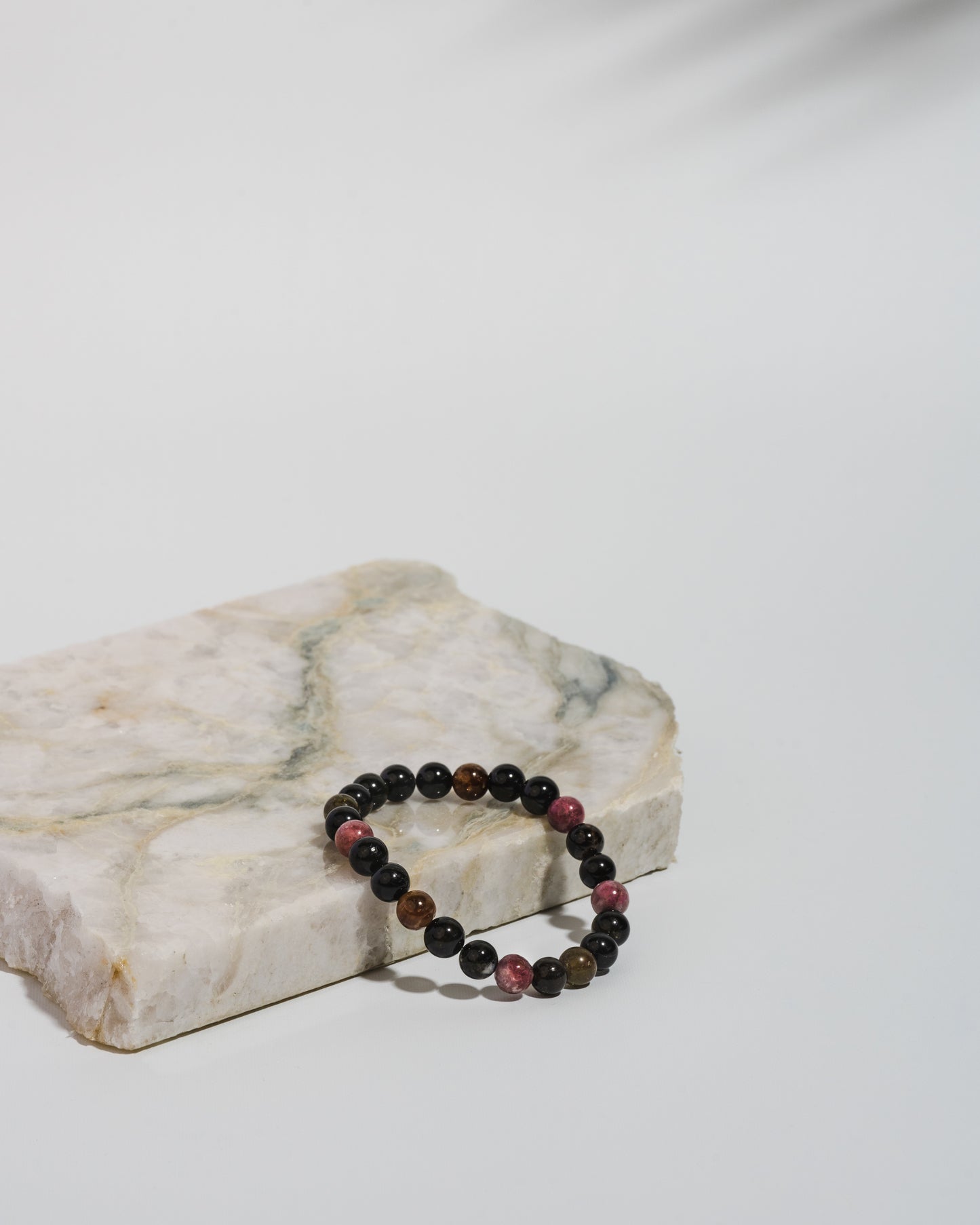 Watermelon Tourmaline Mala Bracelet | Deeper consciousness and a creative boost