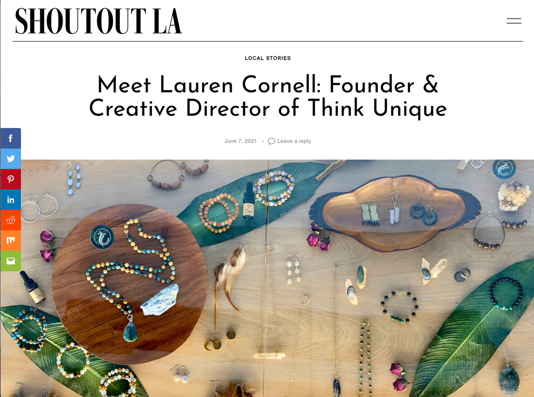 Shoutout LA | Meet Lauren Cornell: Founder & Creative Director of Think Unique