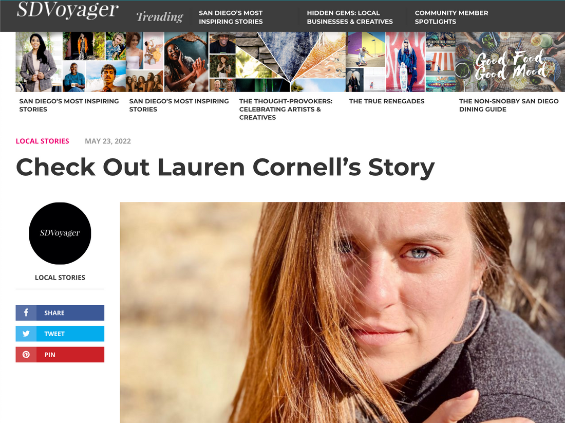 SD Voyager Magazine | Check Out Lauren Cornell’s Story