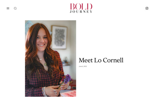Bold Journey Magazine | Lo Cornell on Confidence & Self Esteem