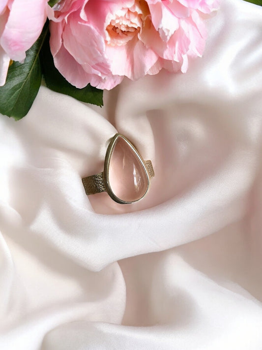 Rose Quartz ring | for enhancing self-love & romance