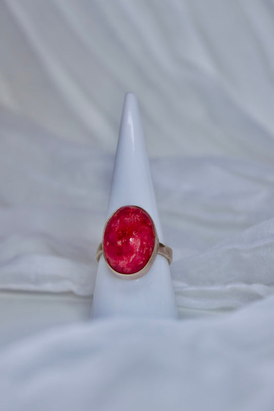 Ruby ring, size 8 | enhance vitality and enter an era of safety