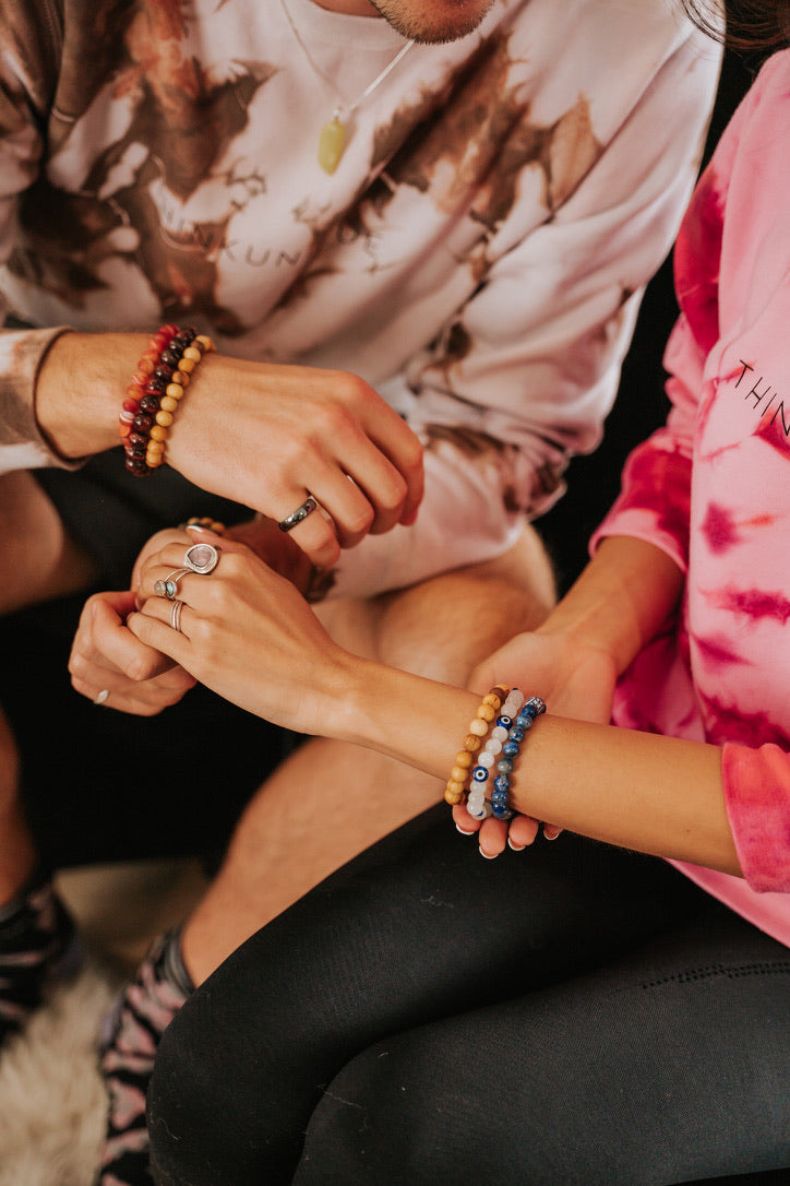 Certified Ethical Origin Palo Santo diffuser Mala bracelet