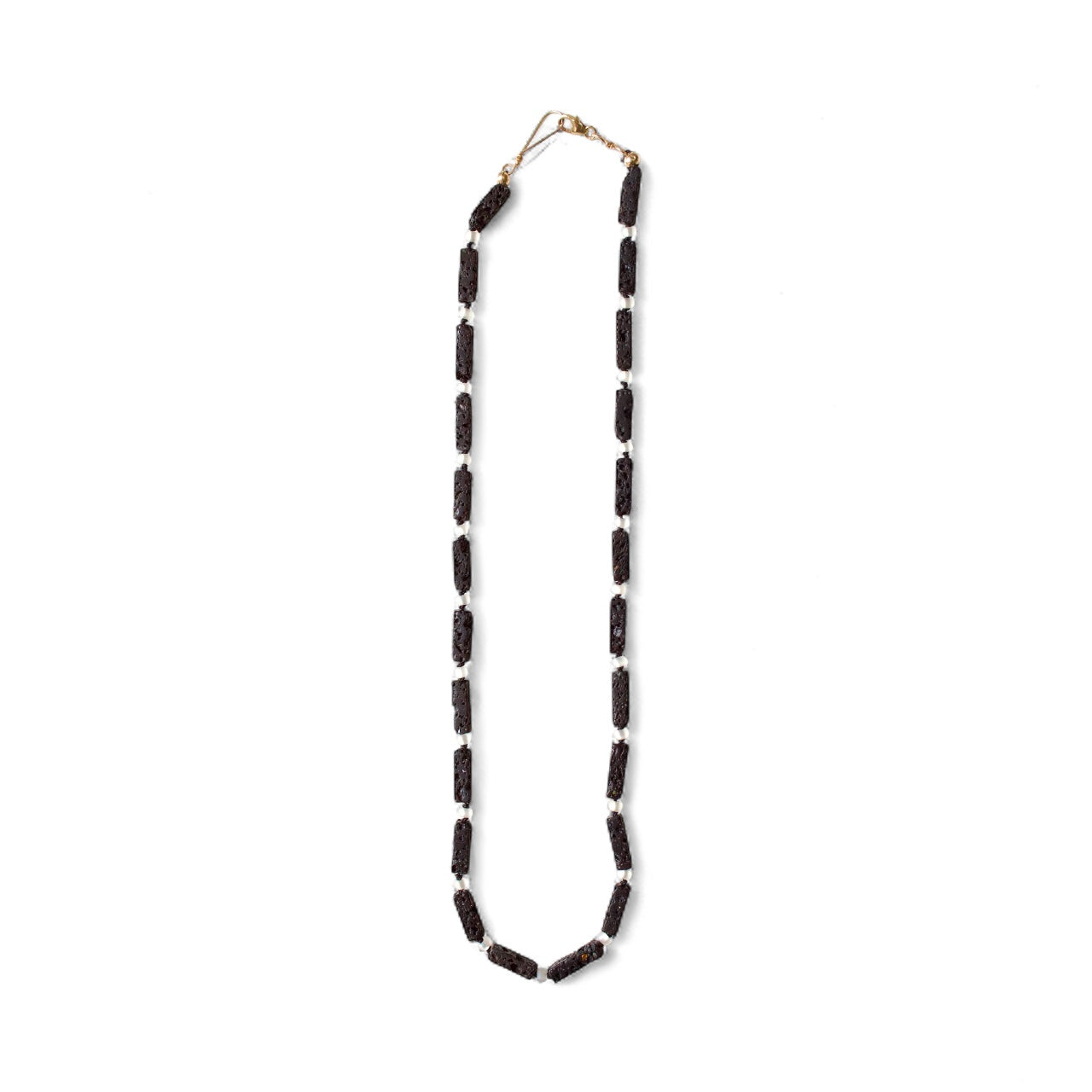 Lava stone beaded necklace| Diffuse your favorite oils for on-the-go aromatherapy!