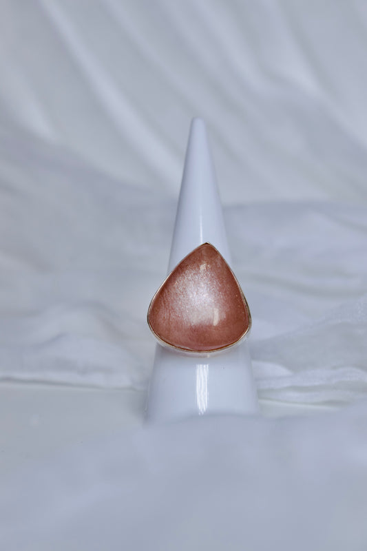 Sunstone ring, size 7.75 | enhance manifestations and lucid dreams