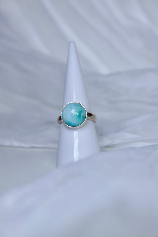 Larimar ring, size 6.5 | For Serenity and Emotional Balance