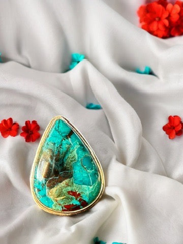 Turquoise ring, size 6.75 | uplift and inspire your communication & intuition