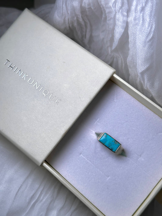 Turquoise ring, size 9 | uplift and inspire your communication & intuition