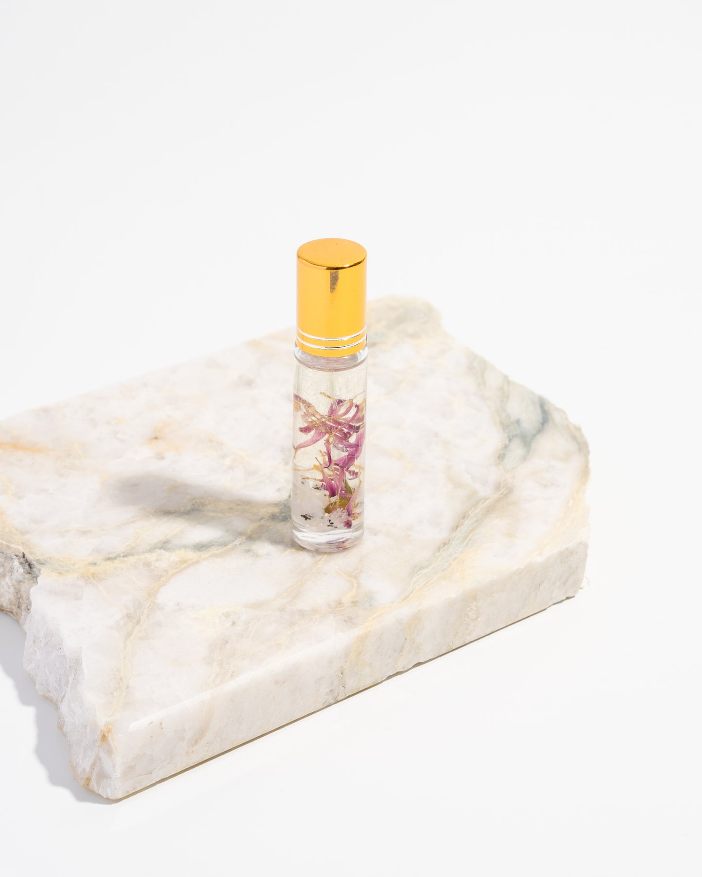 Imagine fragrance potion | creativity, lucid dream, and imagination attracting oil roller with dried florals , crystals, and essential oils