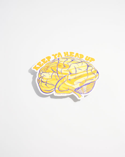 Keep Ya Head Up Sticker