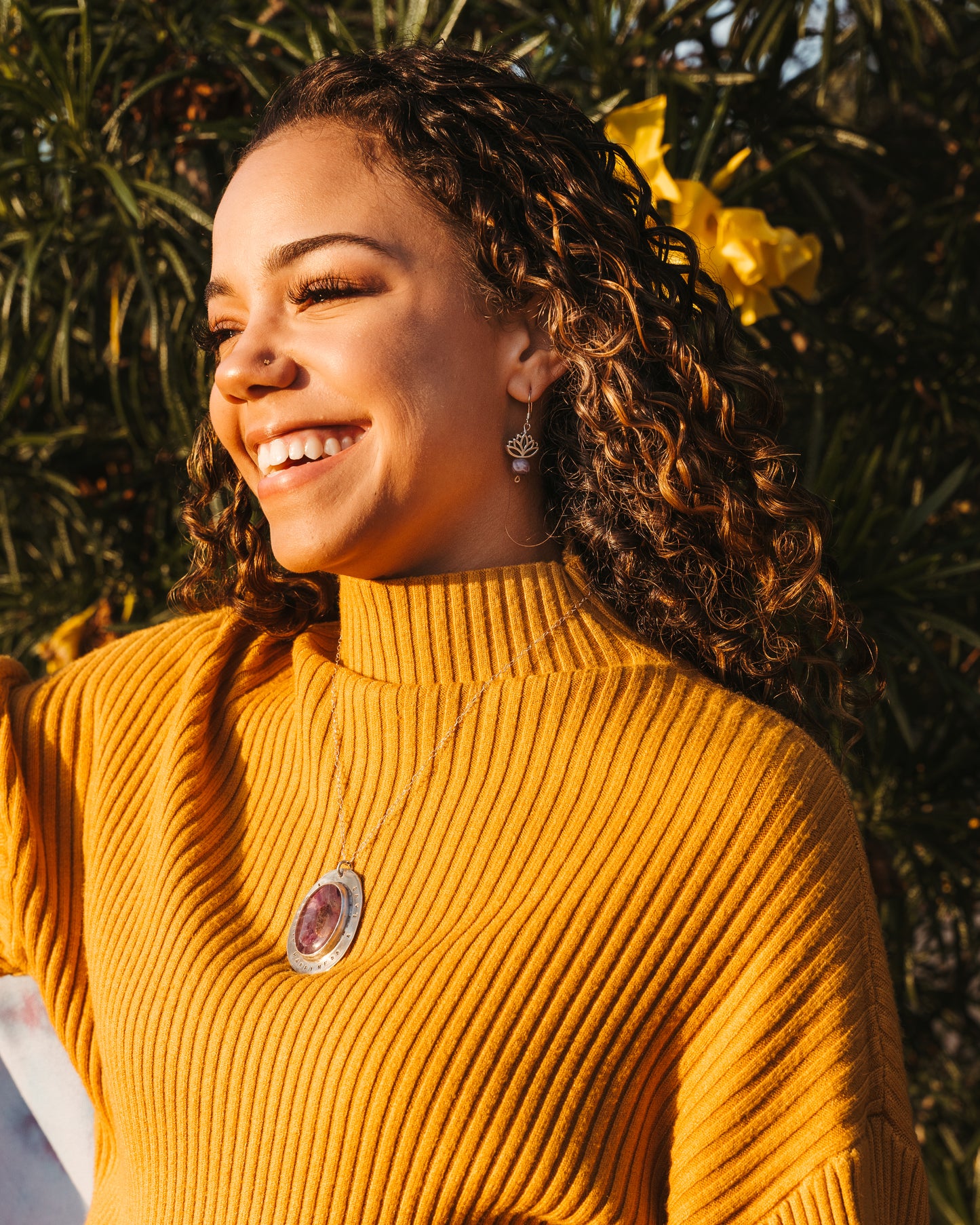 Affirmation series | I deserve happiness & love- amethyst affirmation necklace