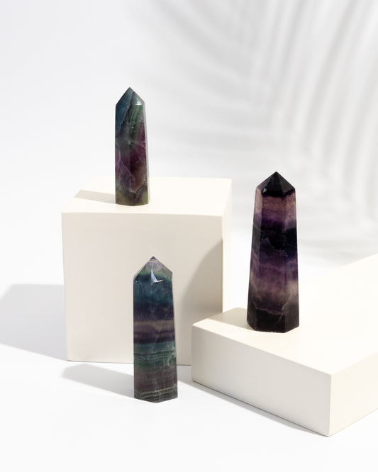 Fluorite Crystal Tower | Clear Your Mind and Find Your Balance