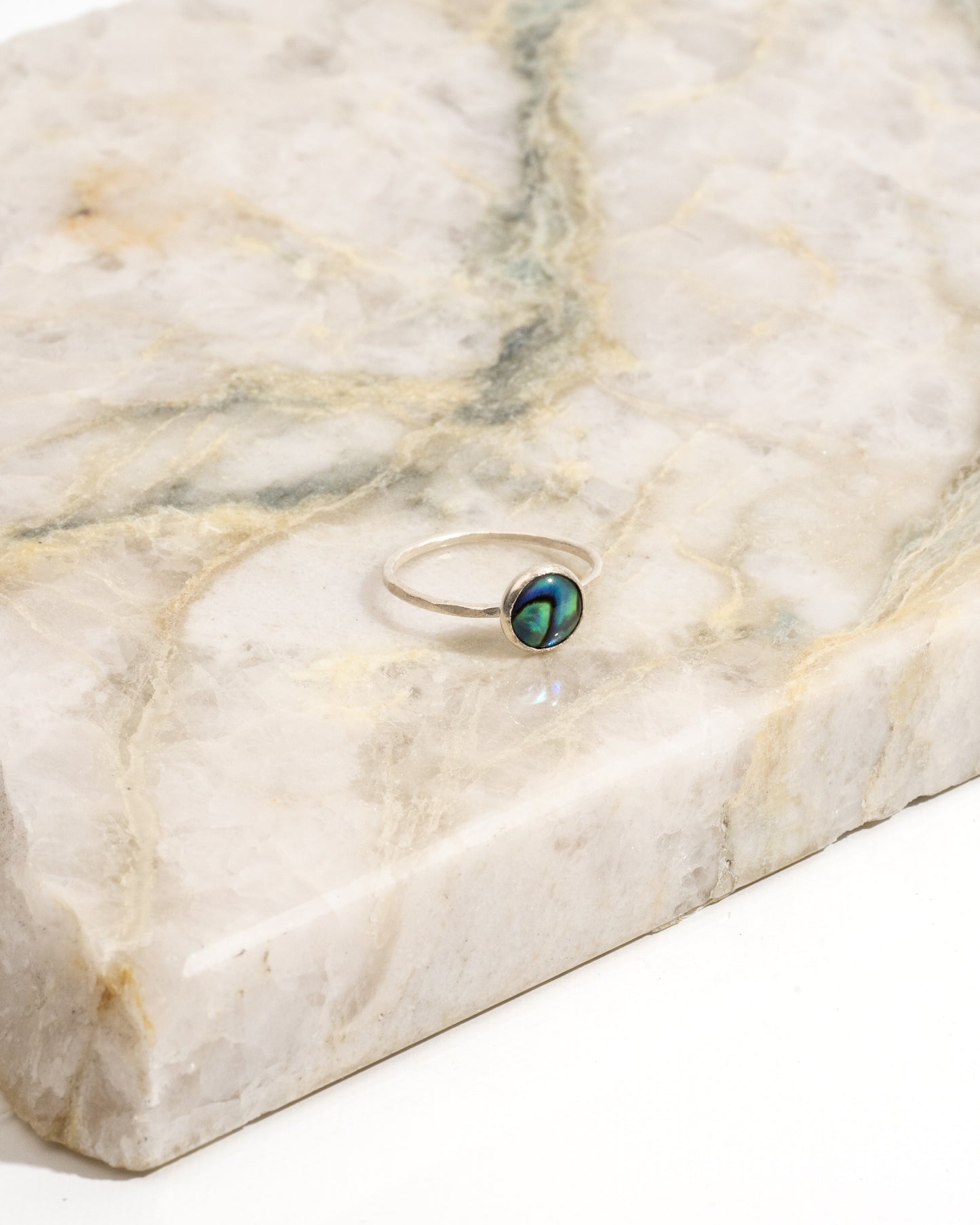 Abalone Shell stacking ring code (multiple colors available)