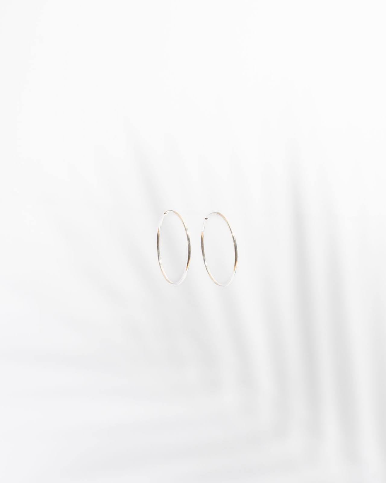 Sterling Silver Endless Hoops