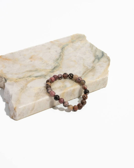 Rhodonite Mala Bracelet