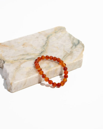 Carnelian Mala Bracelet