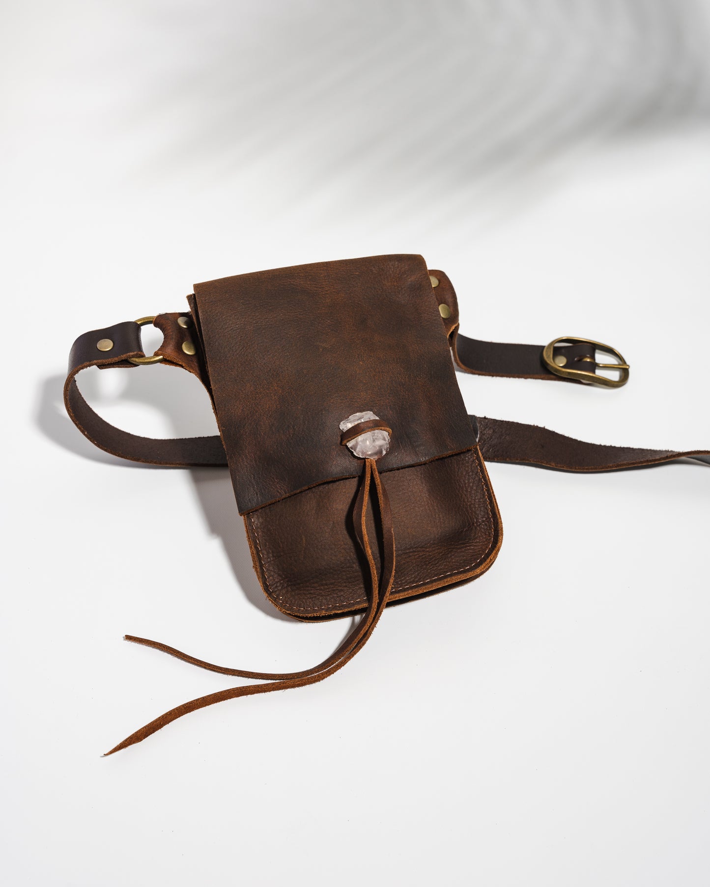 The Lover’s Leather Hip Bag