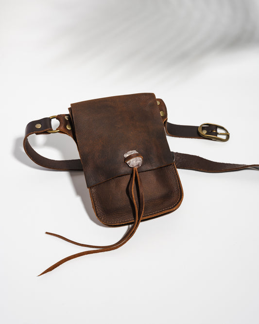 The Lover’s Leather Hip Bag
