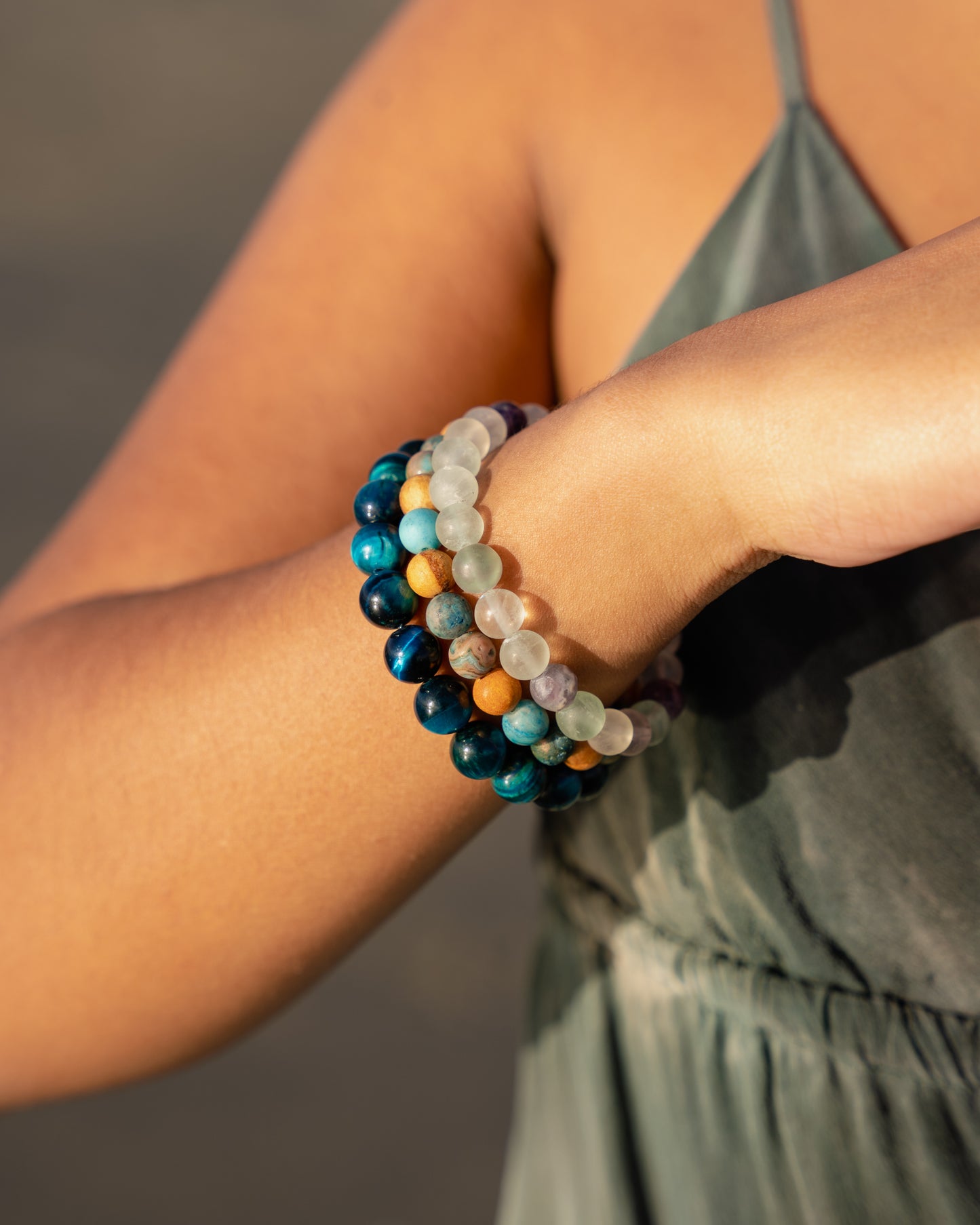 Fluorite Mala bracelet